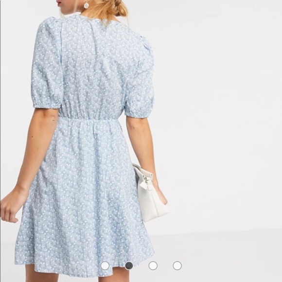 NWT & Other Stories Cotton Floral Tie Waist Dress - Picture 4 of 6